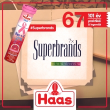 Haas Superbrands díjas 2016-ban is