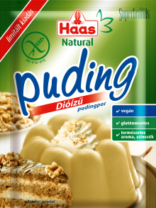 Haas Natural Dióízű pudingpor 